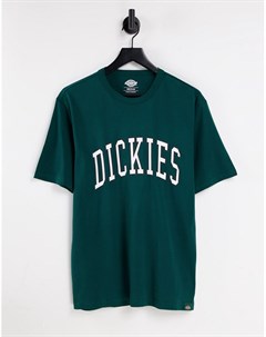 Темно зеленая футболка Aitkin Dickies
