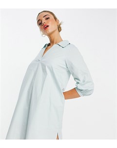 Платье рубашка из плотного материала с пышными рукавами Annorlunda
