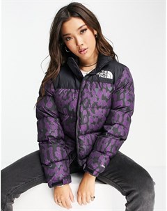 Фиолетовая куртка с принтом 1996 Retro Nuptse The north face