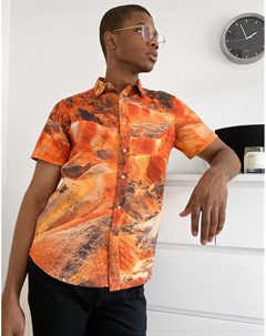 Рубашка классического кроя с принтом Asos design