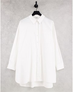 Белая рубашка в стиле oversized Calathea Envii