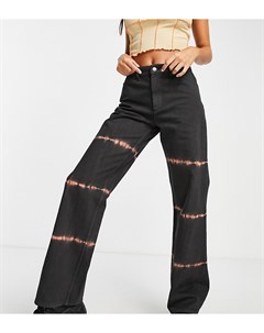 Свободные джинсы из смесового органического хлопка шоколадного цвета в винтажном стиле с заниженной  Asos tall