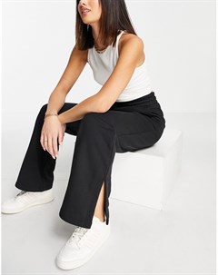 Черные брюки с разрезами по низу штанин adicolor Contempo Adidas originals