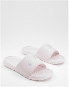 Бледно розовые шлепанцы Victori Nike