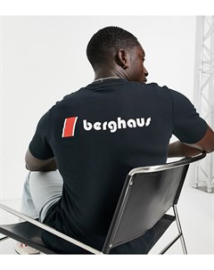 Черная футболка с логотипом на груди и спине Heritage эксклюзивно для ASOS Berghaus
