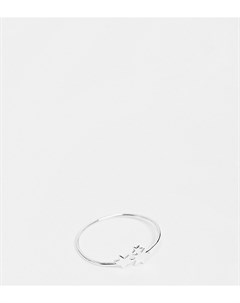 Кольцо из стерлингового серебра со звездным дизайном Kingsley ryan curve