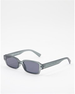 Черные квадратные солнцезащитные очки Bershka