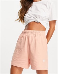 Нежно розовые удлиненные шорты Essentials Adidas originals