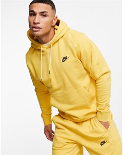Худи бледно горчичного цвета с логотипом Revival Nike