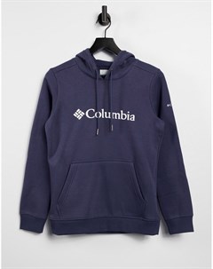 Худи темно синего цвета с логотипом Columbia