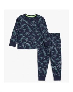 Пижама Динозаврики синий Mothercare