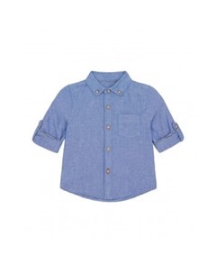 Рубашка оксфорд синий Mothercare