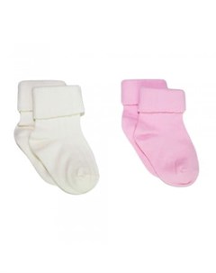 Носки детские 2 пары розовый белый Mothercare