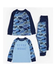 Пижамы В спящем режиме 2 шт голубой синий Mothercare