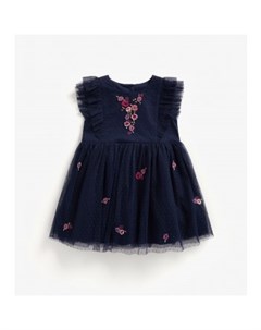 Платье Цветочки темно синий Mothercare