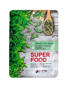 Тканевая маска Super Food с экстрактом зеленого чая 23 мл Eyenlip