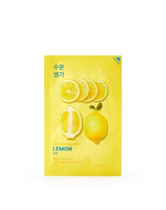 Тканевая маска для сияния кожи лица Pure Essence Lemon 1 шт Holika holika