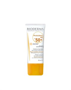 Солнцезащитный тонирующий крем для реактивной кожи лица SPF 50 Photoderm AR оттенок natural 30 мл Bioderma