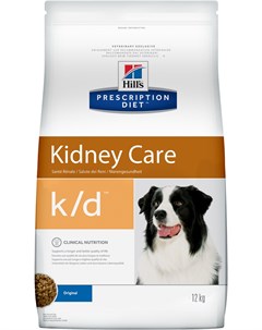 Сухой корм Prescription Diet k d Canine Renal Health диета для собак 12 кг Hill`s