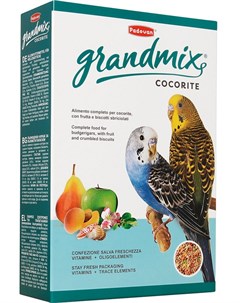 Сухой корм для мелких попугаев Grandmix Cocorite комплексный 1 кг Padovan