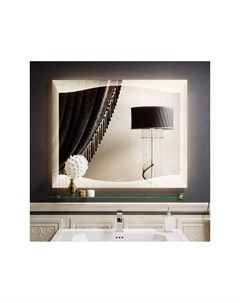 Зеркало с подсветкой monaco белый 100x80x3 5 см Alavann
