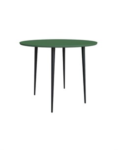 Большой обеденный стол спутник зеленый 74 см Woodi