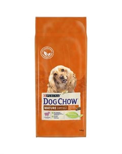 Сухой корм для взрослых собак старшего возраста с ягненком Пакет 14 кг Dog chow