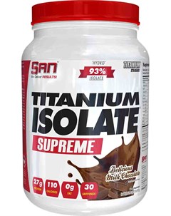 Протеины Titanium Isolate Supreme 908 гр ванильное мороженое San
