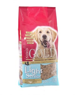 Сухой корм Senior Light для пожилых собак 2 5 кг Nero gold