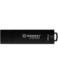 Флешка 32Gb IronKey D300S Basic USB 3 1 черный Kingston