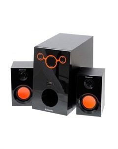 Колонки SIROCCO M30 PRO 2x5 20 Вт ДУ MP3 USB SD FM черно оранжевый 65131 Defender