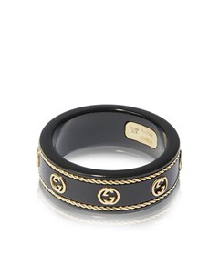 Кольцо из желтого золота с логотипом Interlocking G Gucci