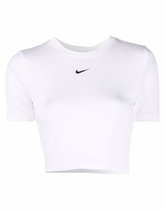 Укороченная футболка с логотипом Swoosh Nike