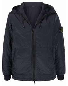 Двусторонний пуховик с логотипом Compass Stone island