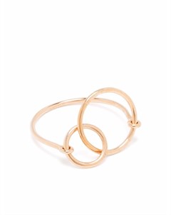 Кольцо Circle из розового золота Ginette ny