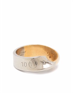 Витое серебряное кольцо Maison margiela