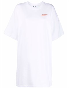 Платье футболка с логотипом Arrows Off-white