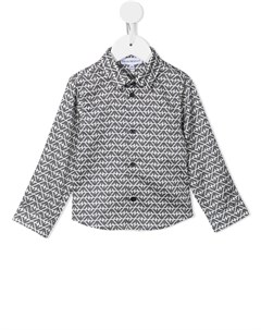 Рубашка с монограммой Emporio armani kids