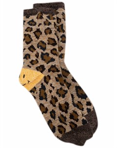 Носки с леопардовым принтом Kapital
