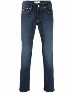 Прямые джинсы с нашивкой логотипом Tommy jeans