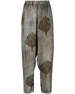 Укороченные брюки с принтом Uma wang