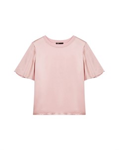 Бледно розовая блузка из шелка Maje
