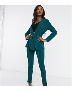 Зеленые узкие трикотажные брюки ASOS DESIGN Tall Asos tall