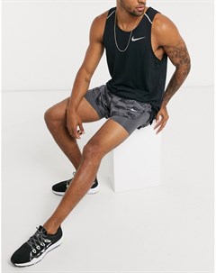 Черные шорты 7 дюймов 2 в 1 с технологией AeroSwift Nike running