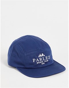 Темно синяя 5 панельная кепка Sports Club Parlez