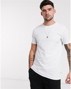 Белая футболка из органического хлопка с круглым вырезом Essentials Jack & jones