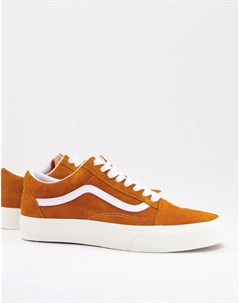 Оранжевые замшевые кроссовки Old Skool Vans