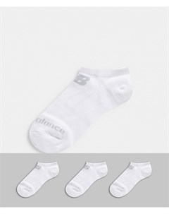 3 пары белых спортивных носков New balance