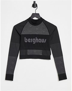 Черный лонгслив Zhora Berghaus