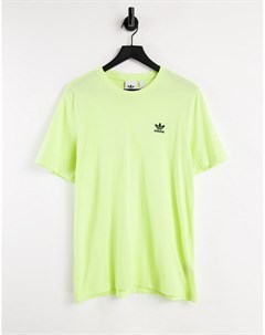 Желтая футболка essentials Adidas originals